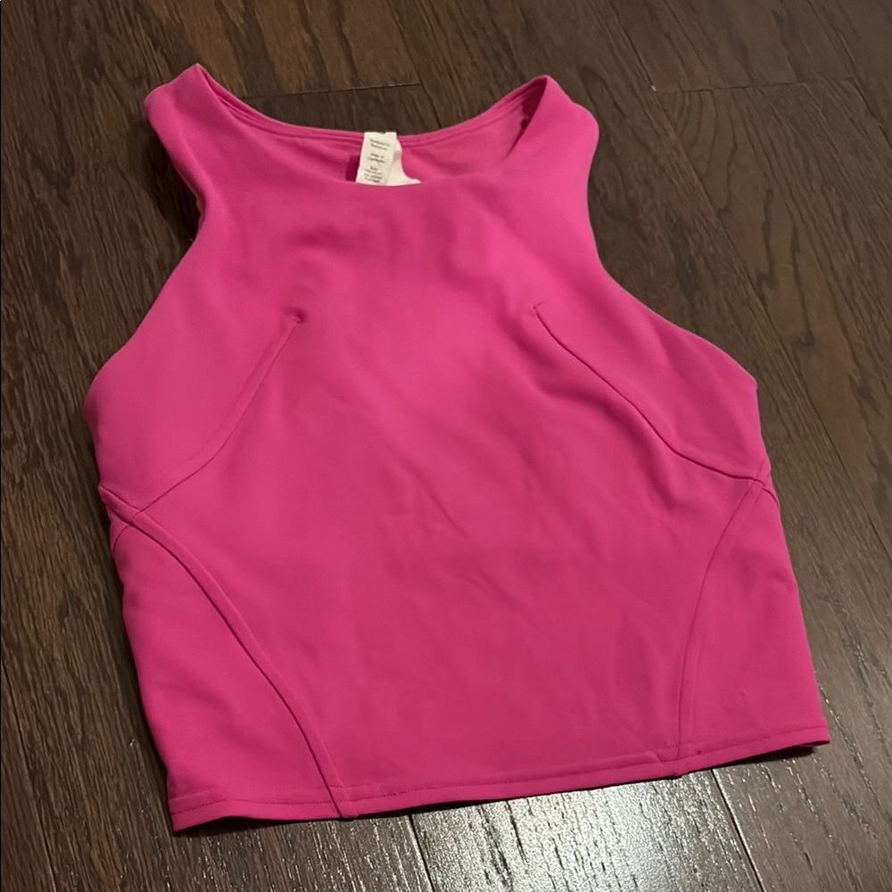 Sonic Pink Lululemon Wunder Train Racerback Tank Top
